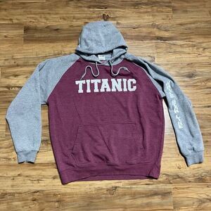 Titanic Hoodie Mens Large White Star Line Pull‎ On Merch Exclusive